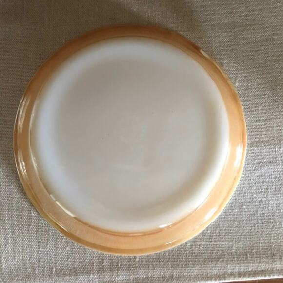Vintage Fire King Peach Lustre 9” Pie Plate - Picture 5 of 7